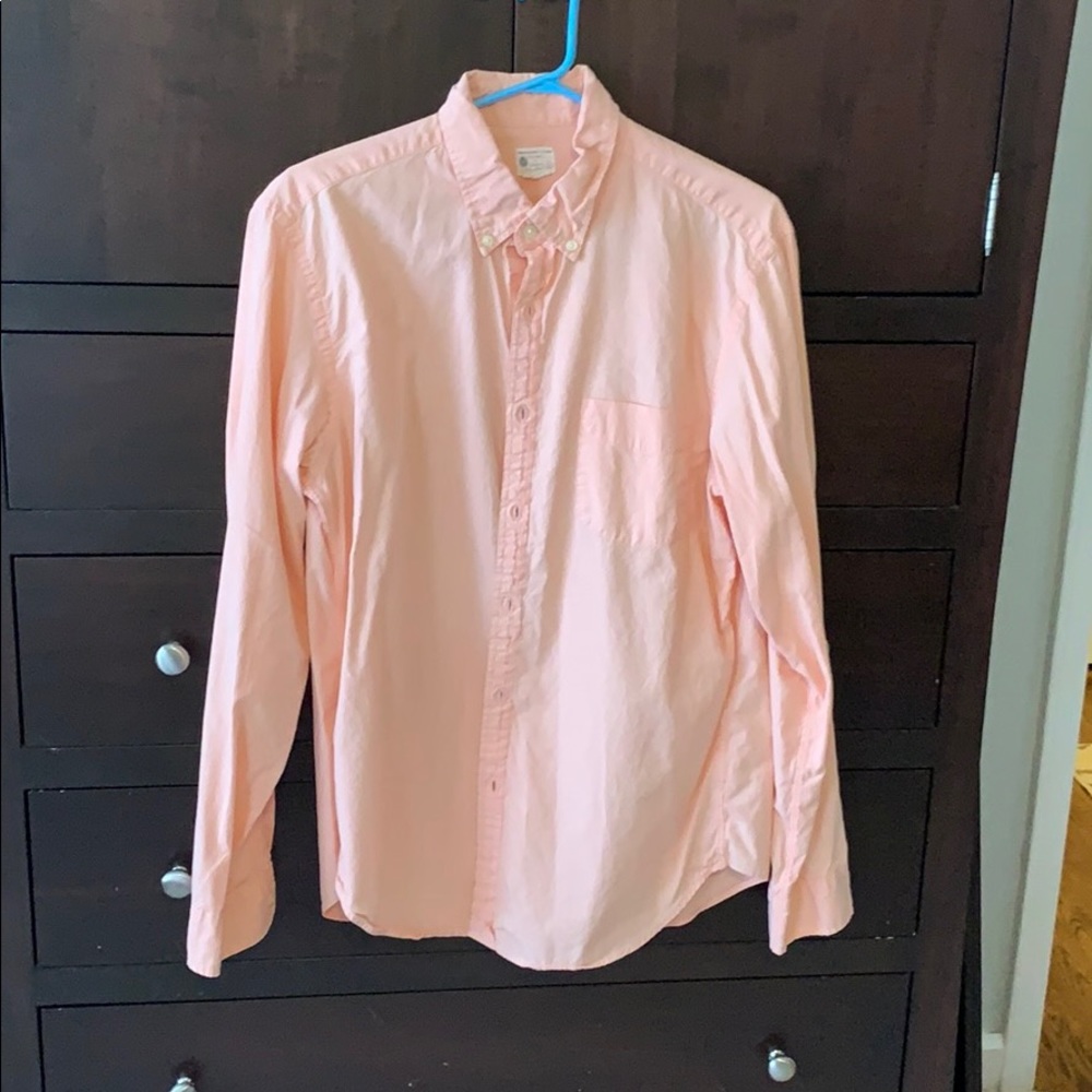Salmon J. Crew Button Down